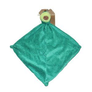 Angel Dear Avocado Green Security Blanket Lovey Cuddle Baby Infant Soft RARE NWT